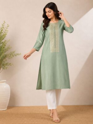 SINDHOOR WOMEN'S STRAIGHT KURTI